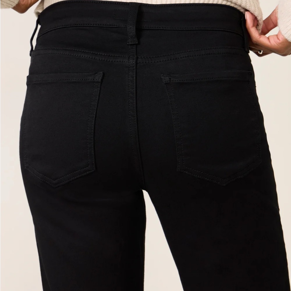 Kut from the Kloth Black High-Rise Wide Leg Jeans - Picture 4 of 8